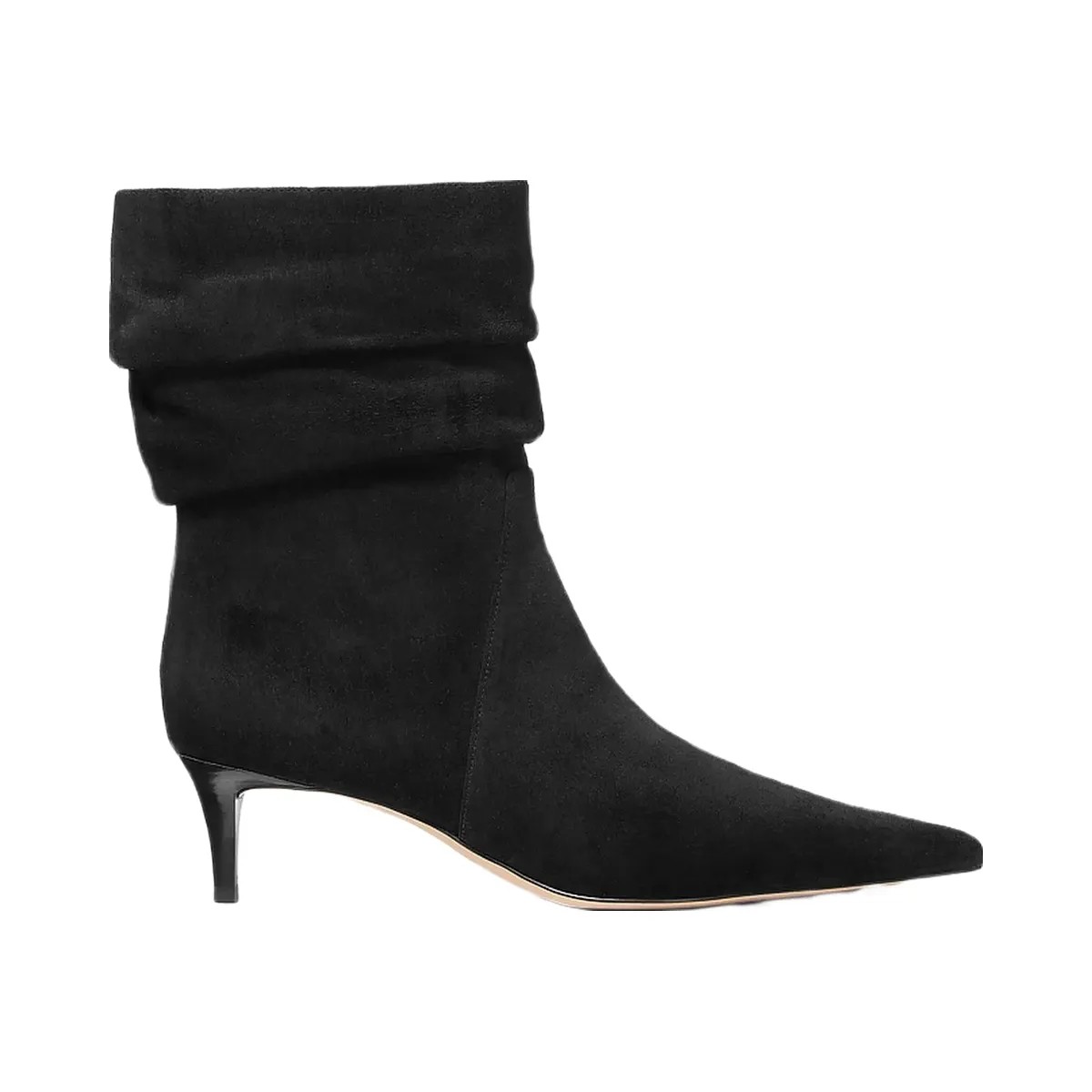 Michael Kors Dawn Suede Ankle Boot Black - HypeFly India View 2