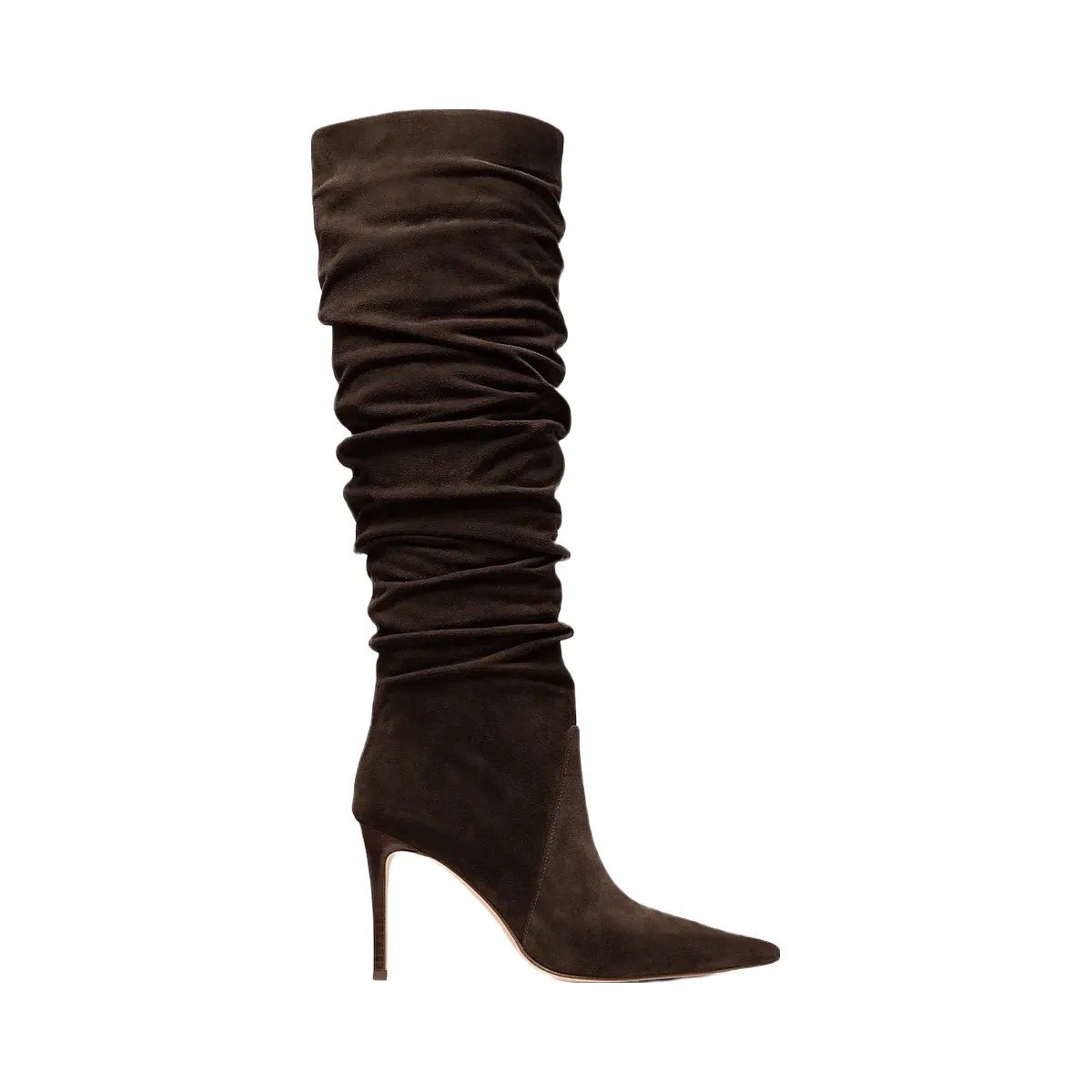Michael Kors Dawn Suede Boot Chocolate - HypeFly India View 2