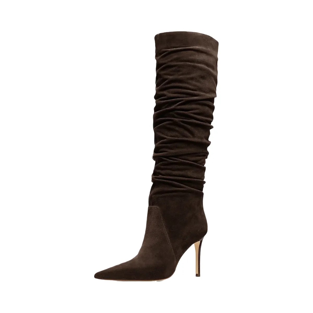 Michael Kors Dawn Suede Boot Chocolate - HypeFly India View 4