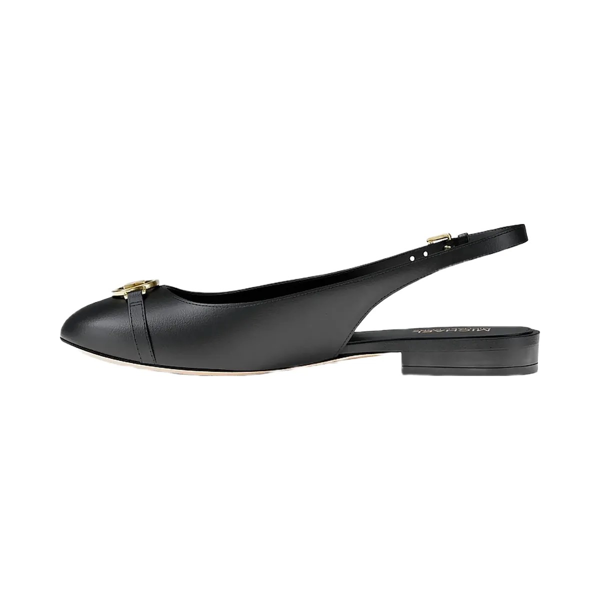 Michael Kors Dori Slingback Flat Black - HypeFly India View 3