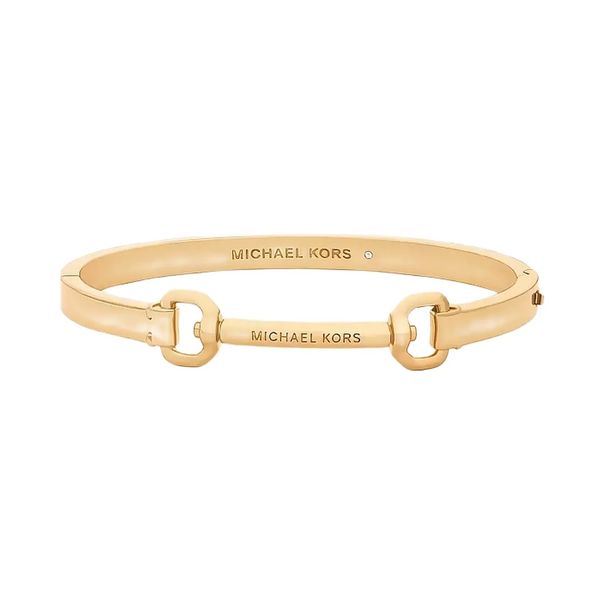 Michael Kors Horsebit Bangle Gold - HypeFly India View 1