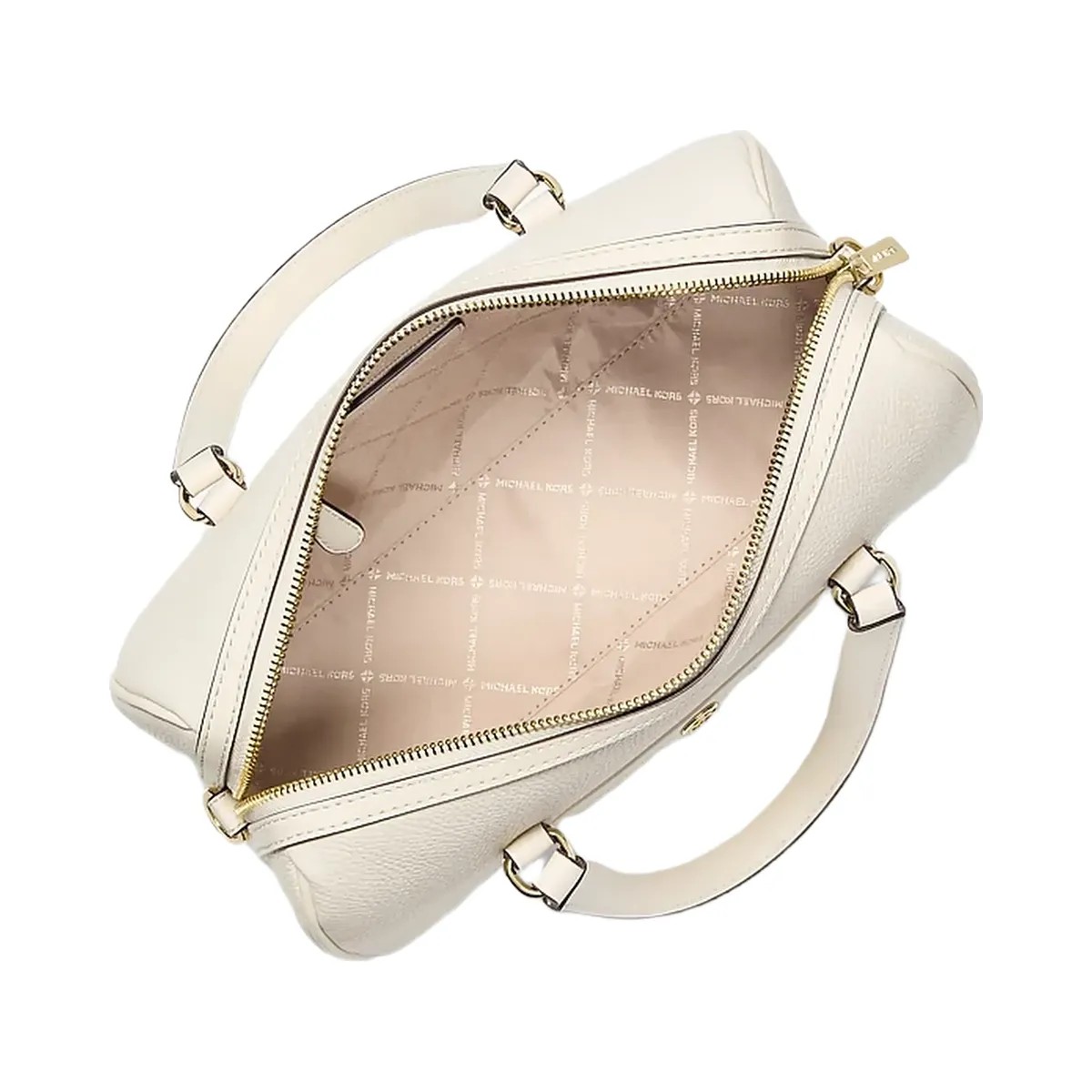 Michael Kors Jet Set Medium Satchel Lt Cream - HypeFly India View 2