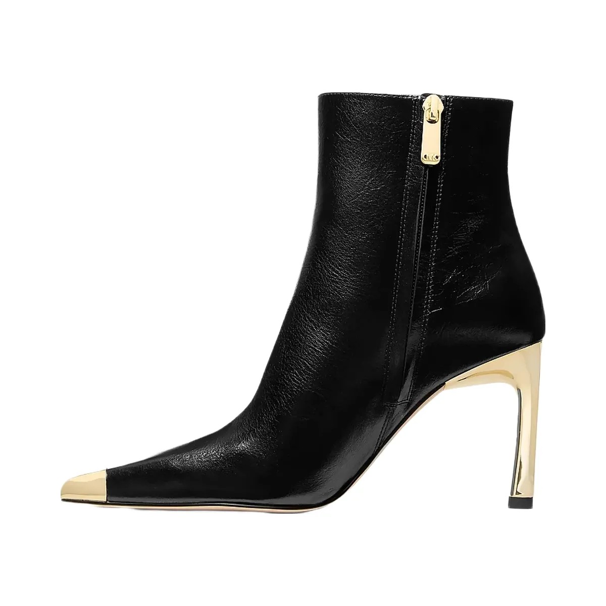 Michael Kors Kasia Leather Boot Black - HypeFly India View 3