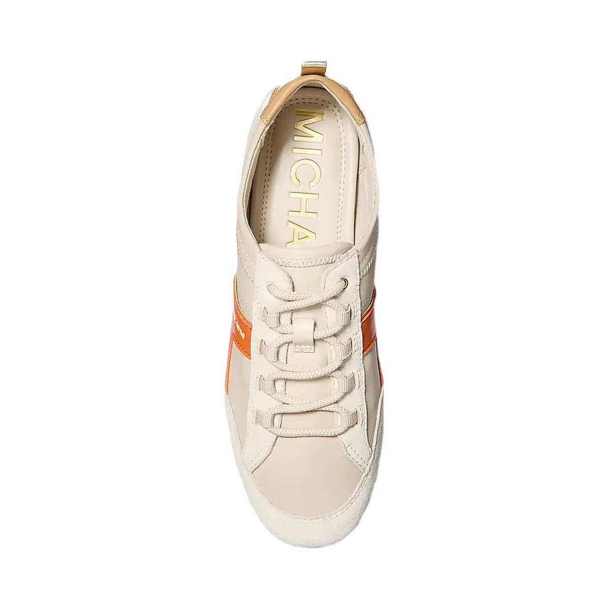 Michael Kors Keely Leather Trainer Mimosa - HypeFly India View 3