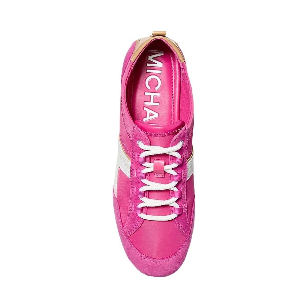 Michael Kors Keely Nylon Trainer Raspberry - HypeFly India View 3