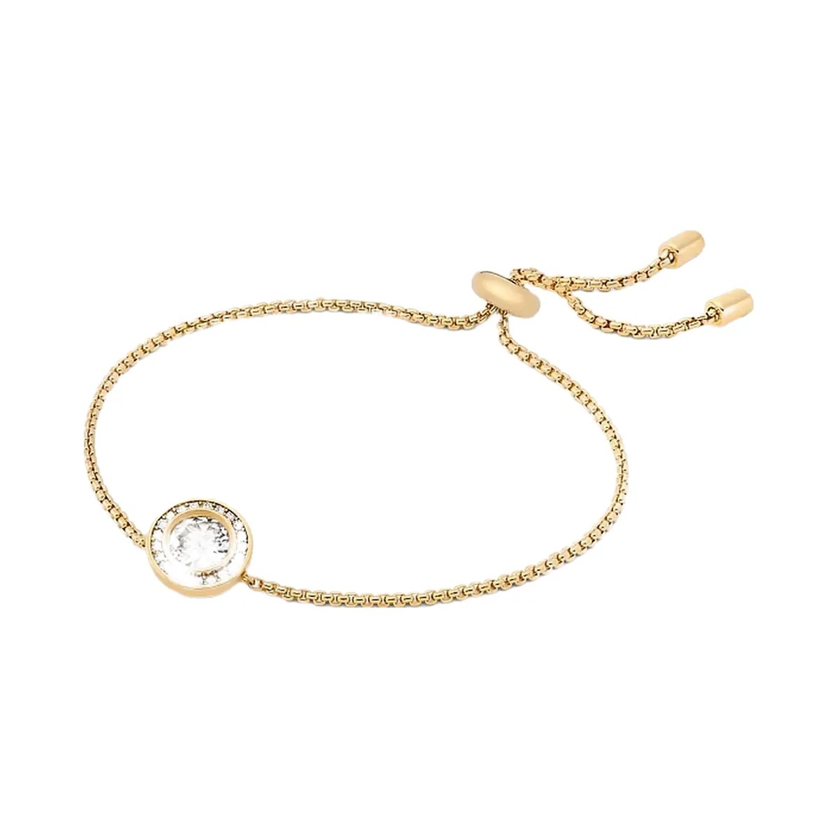 Michael Kors Pavé Halo Slider Bracelet Gold - HypeFly India View 1
