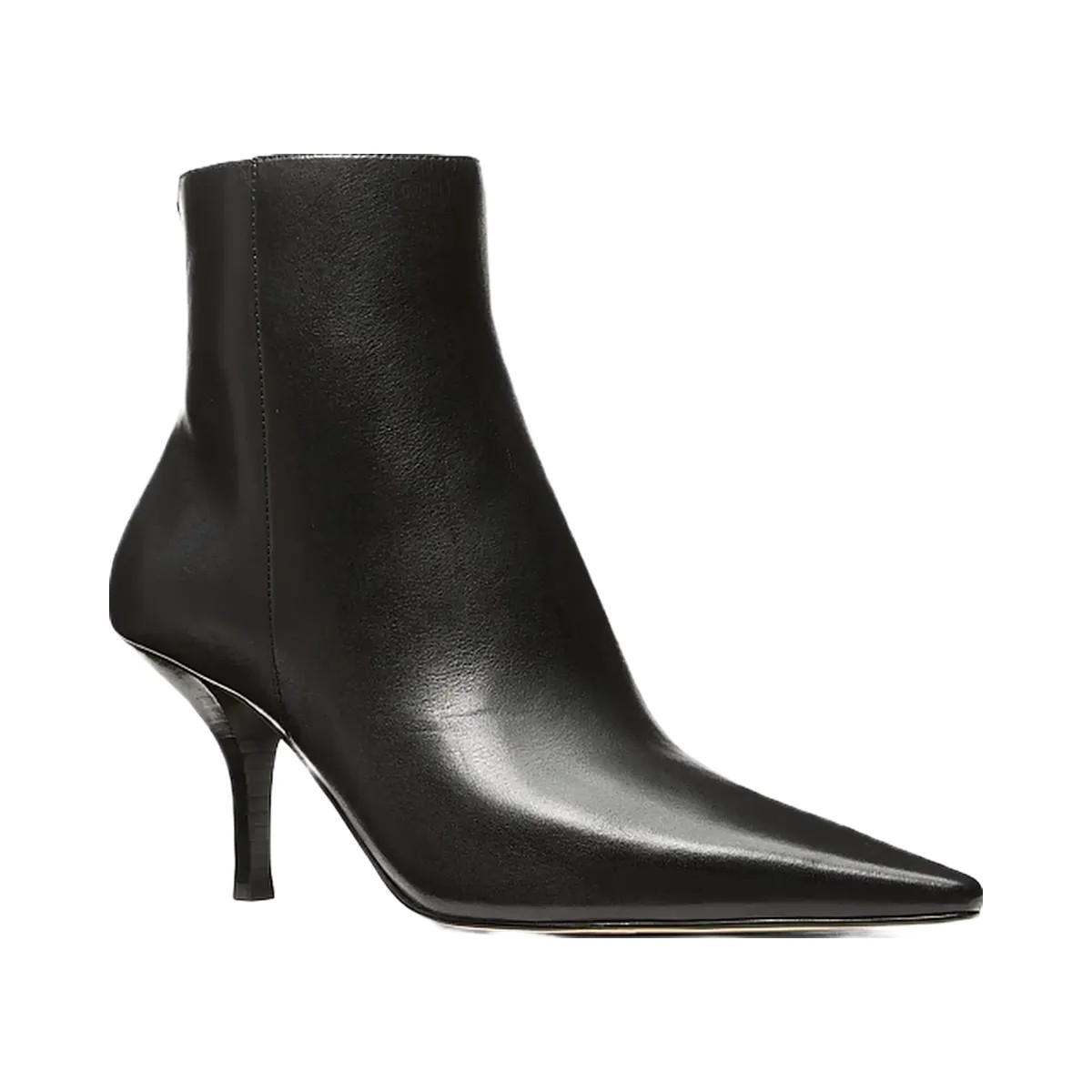 Michael Kors Selina Leather Ankle Boot Black - HypeFly India View 1