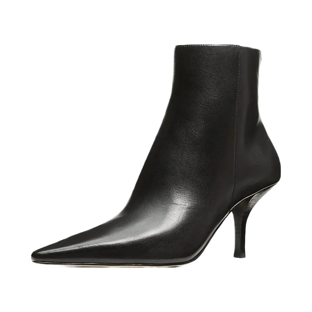 Michael Kors Selina Leather Ankle Boot Black - HypeFly India View 4