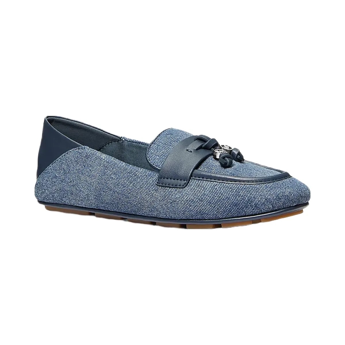 Michael Kors Zoe Denim Moccasin Dk Vt Bluwsh - HypeFly India View 1