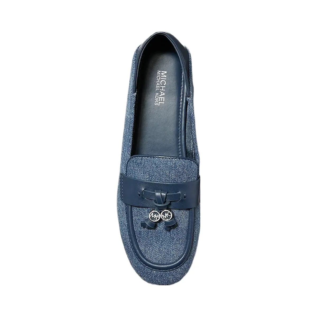 Michael Kors Zoe Denim Moccasin Dk Vt Bluwsh - HypeFly India View 3