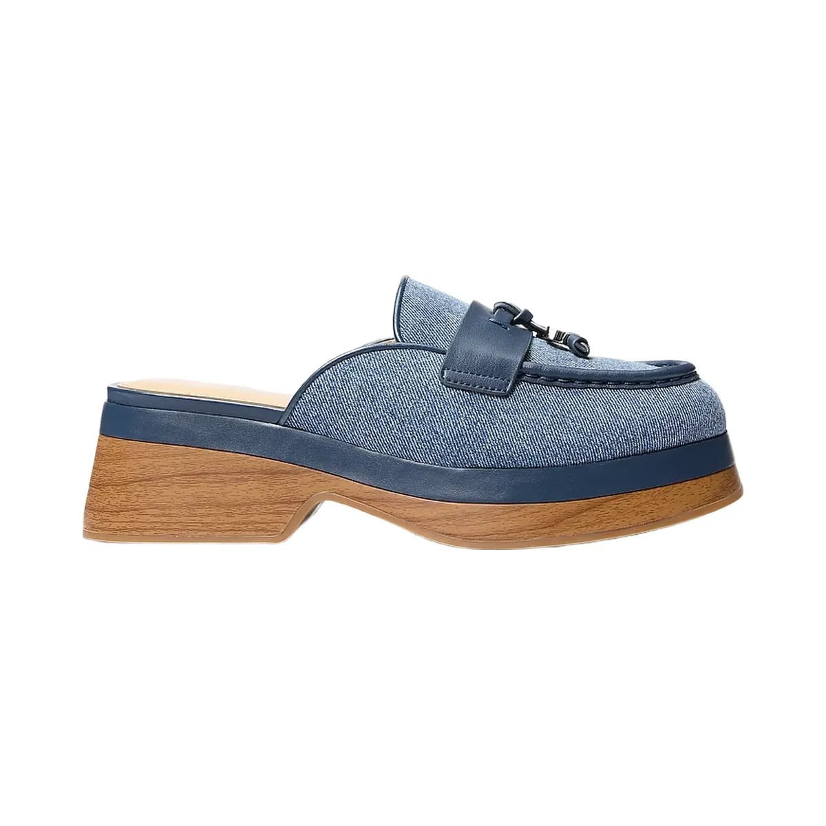 Michael Kors Zoe Denim Mule Dk Vt Bluwsh - HypeFly India View 2