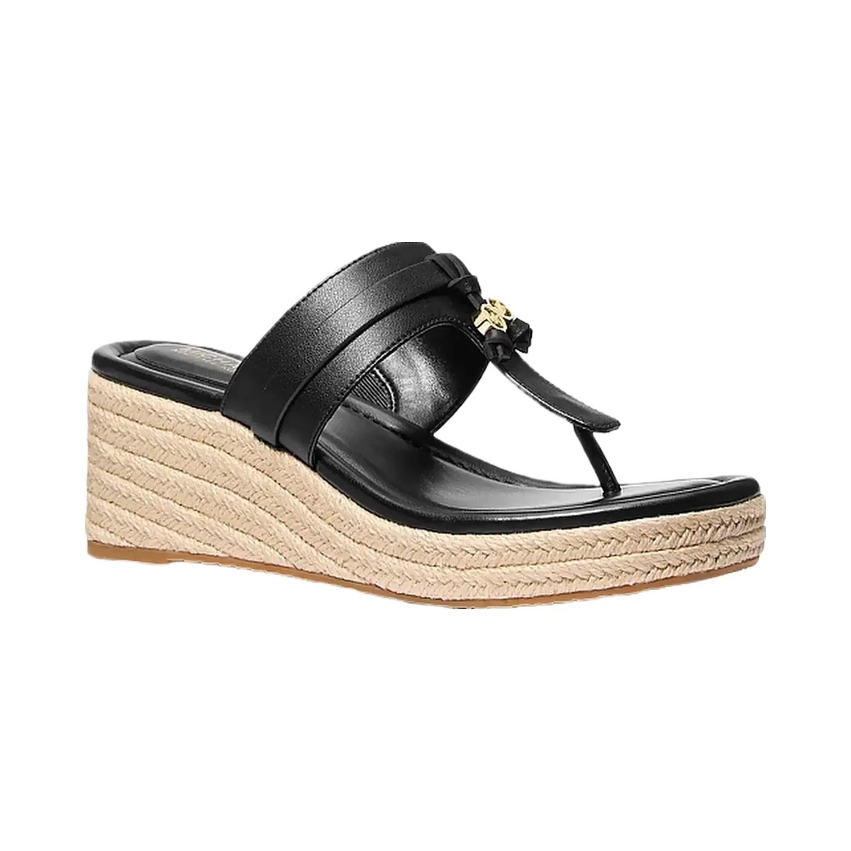 Michael Kors Zoe Wedge Sandal Black - HypeFly India View 1