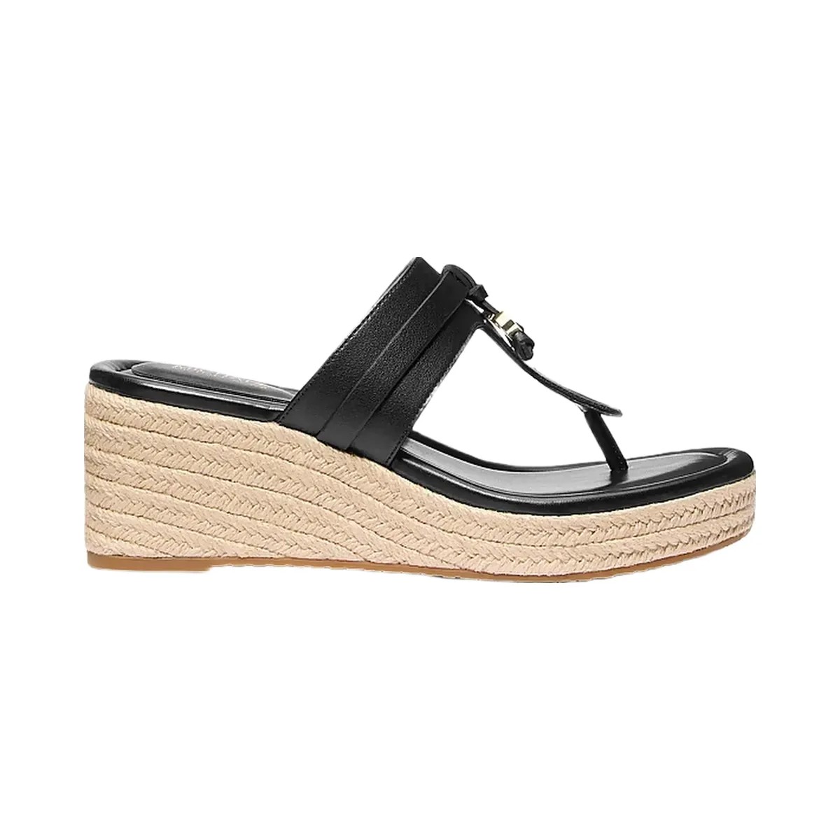 Michael Kors Zoe Wedge Sandal Black - HypeFly India View 2