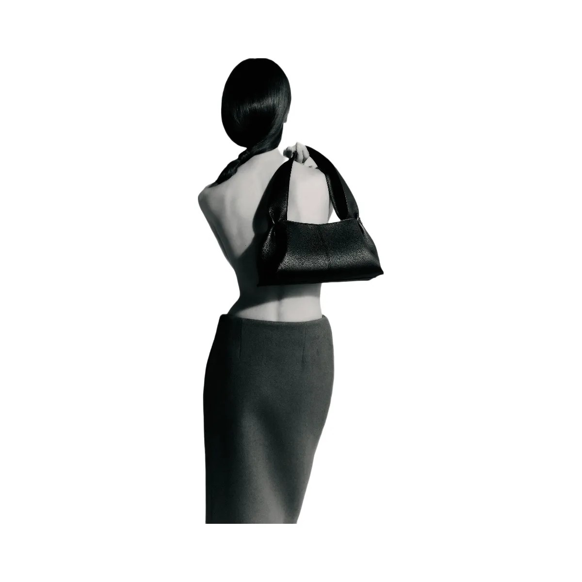 Polène Numéro Neuf East West - Textured Black - HypeFly India View 2