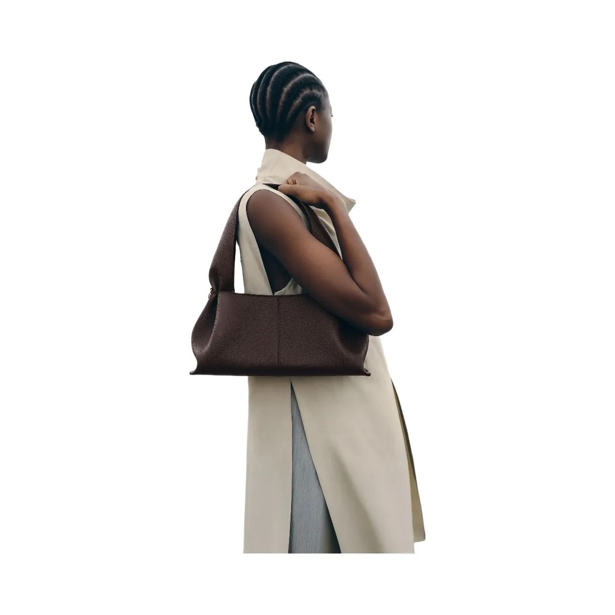 Polène Numéro Neuf East West - Textured Ebony - HypeFly India View 2