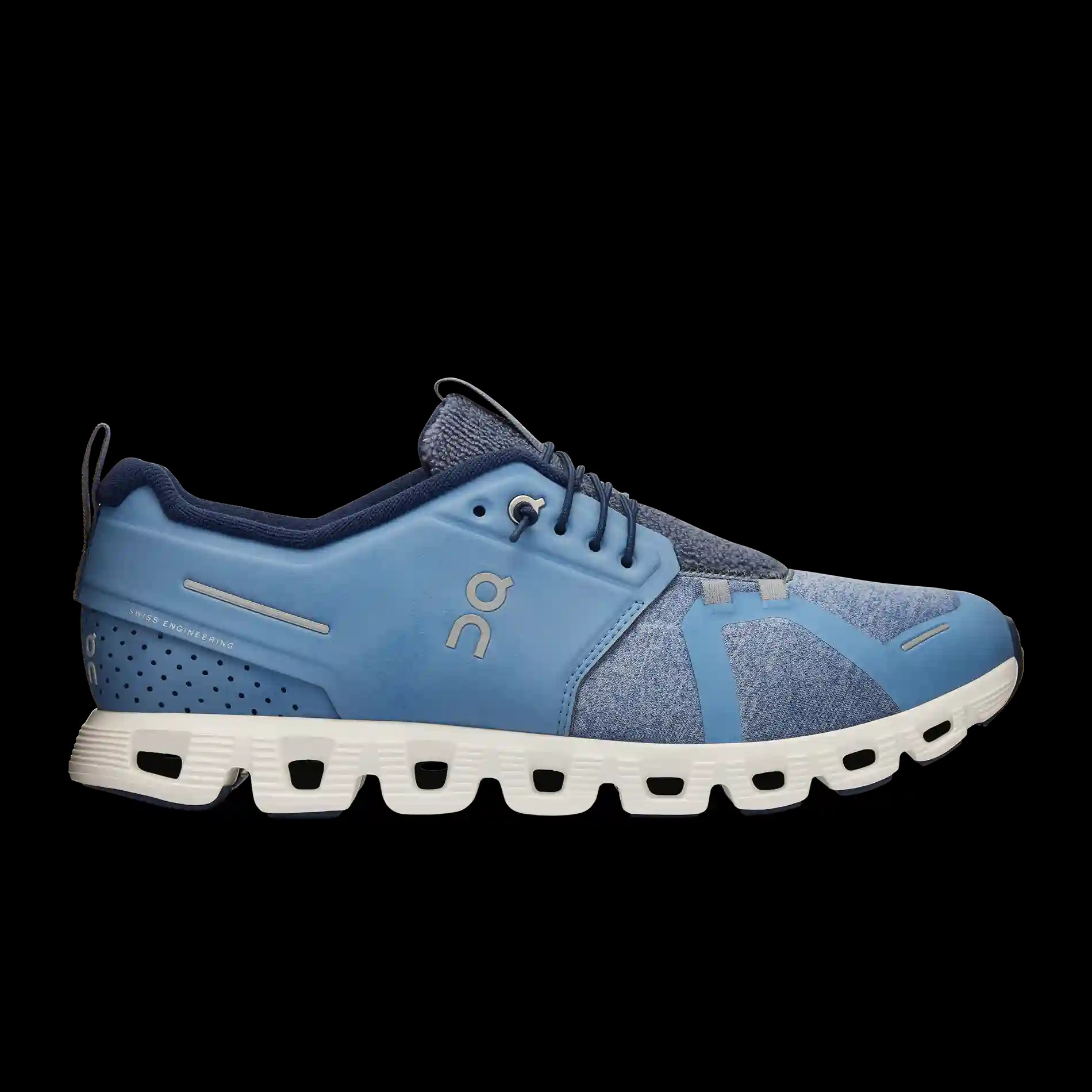 Cloud 5 Terry Neptune White On Running - HypeFly India View 1