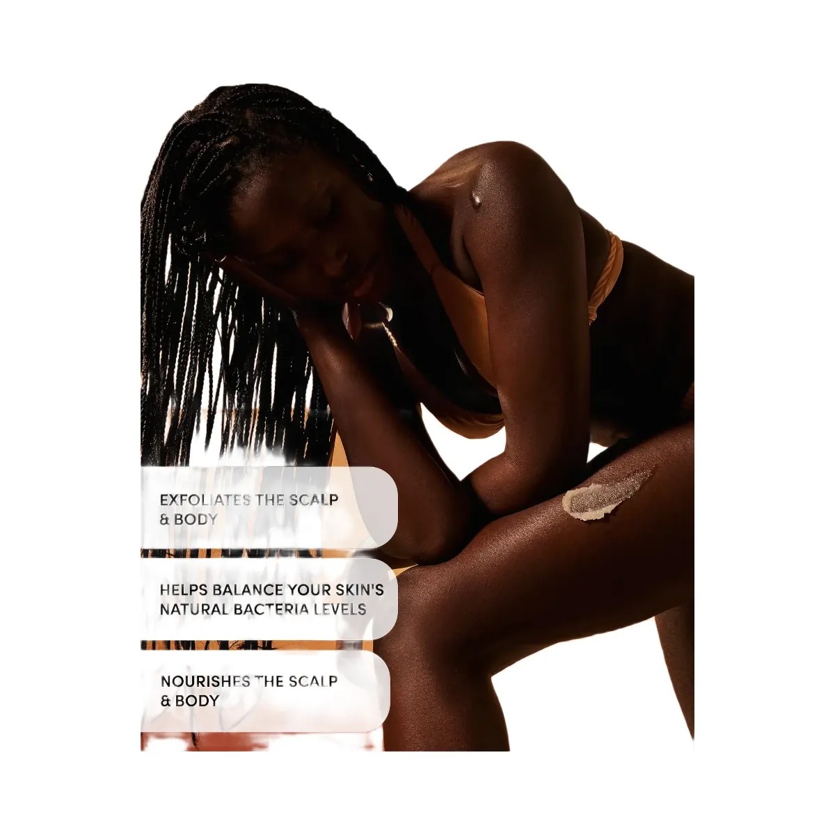 OUAI Scalp & Body Scrub - St. Barts Scent - HypeFly India View 4