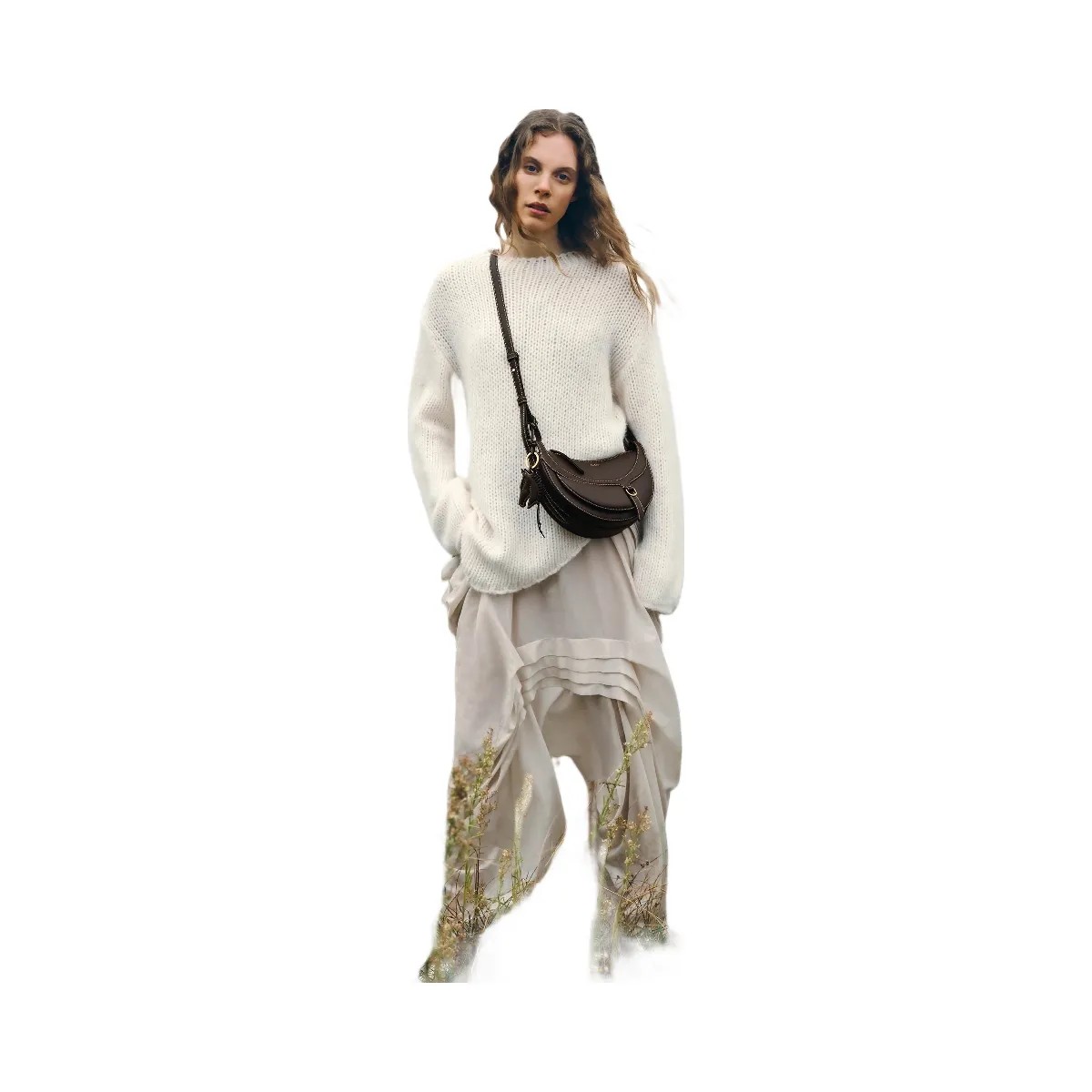 Polène Numéro Dix Galop Leather Bag Ebony - HypeFly India View 2