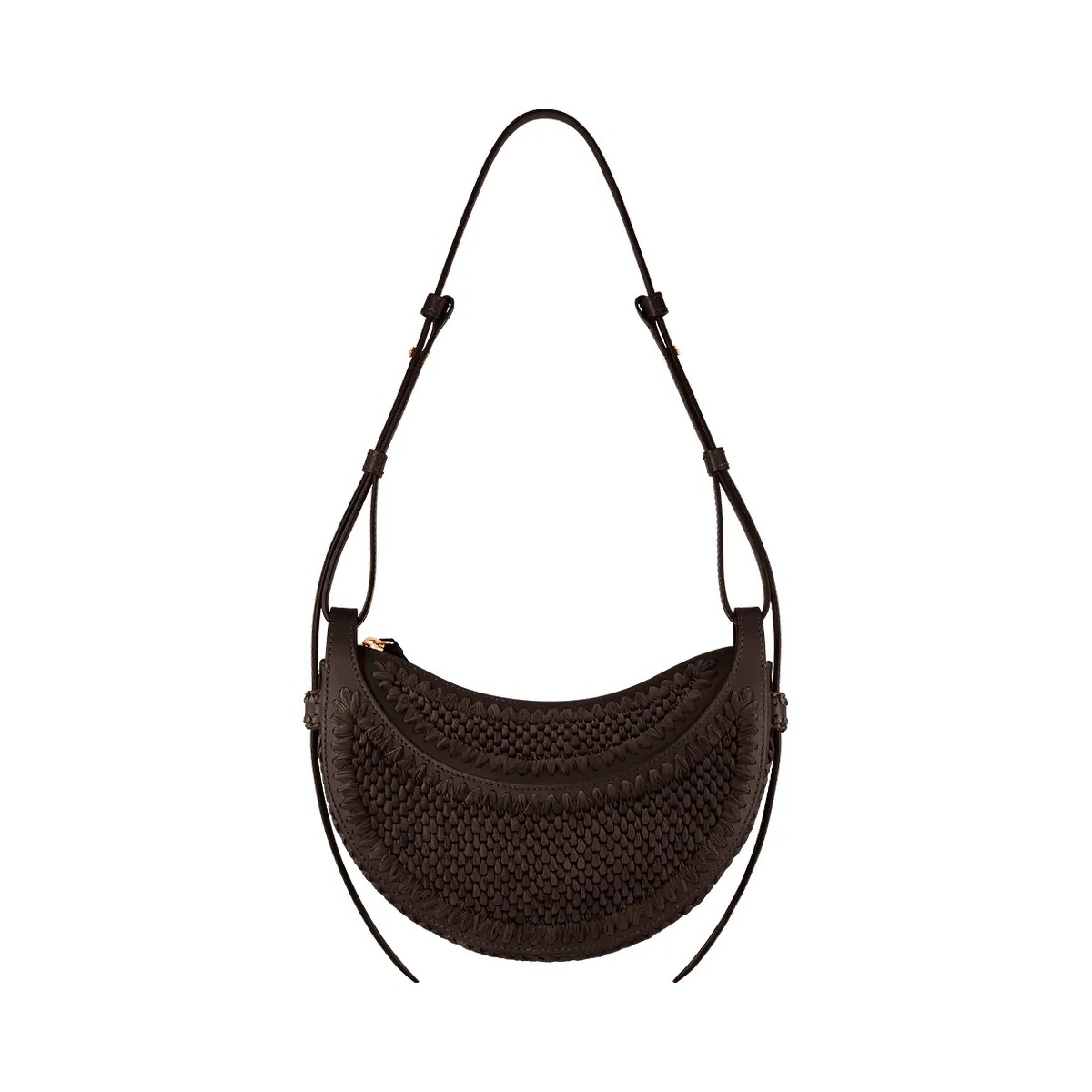 Polène Numéro Dix Raffia Bag Ebony - HypeFly India View 1