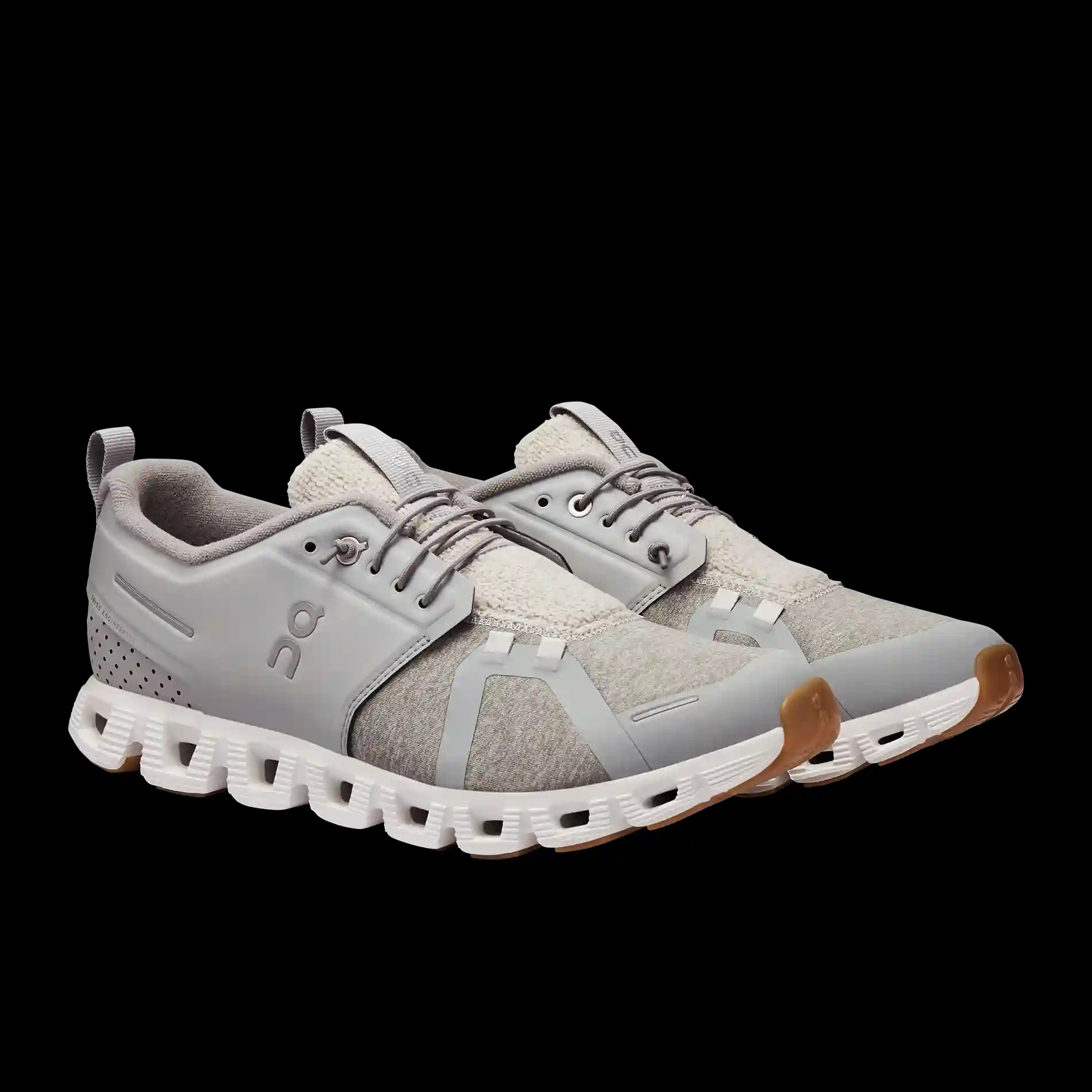 Cloud 5 Terry Glacier White On Running - HypeFly India View 3
