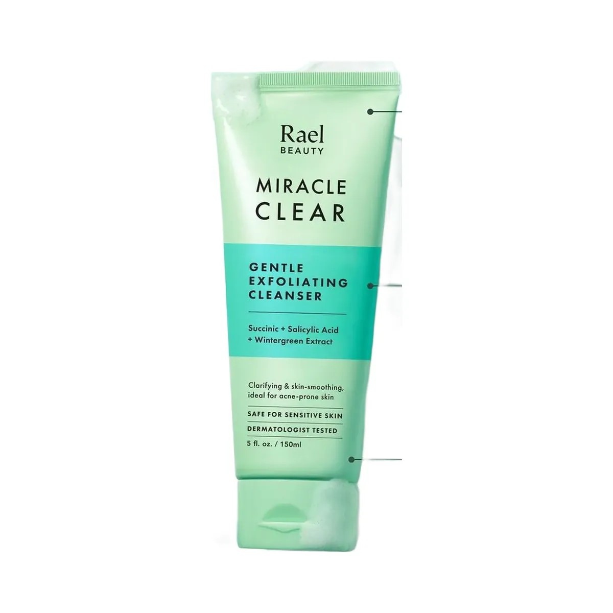 Rael Miracle Clear Exfoliating Cleanser - HypeFly India View 3