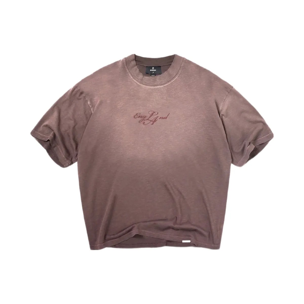 Represent England T Shirt Washed Brown - HypeFly India View 1
