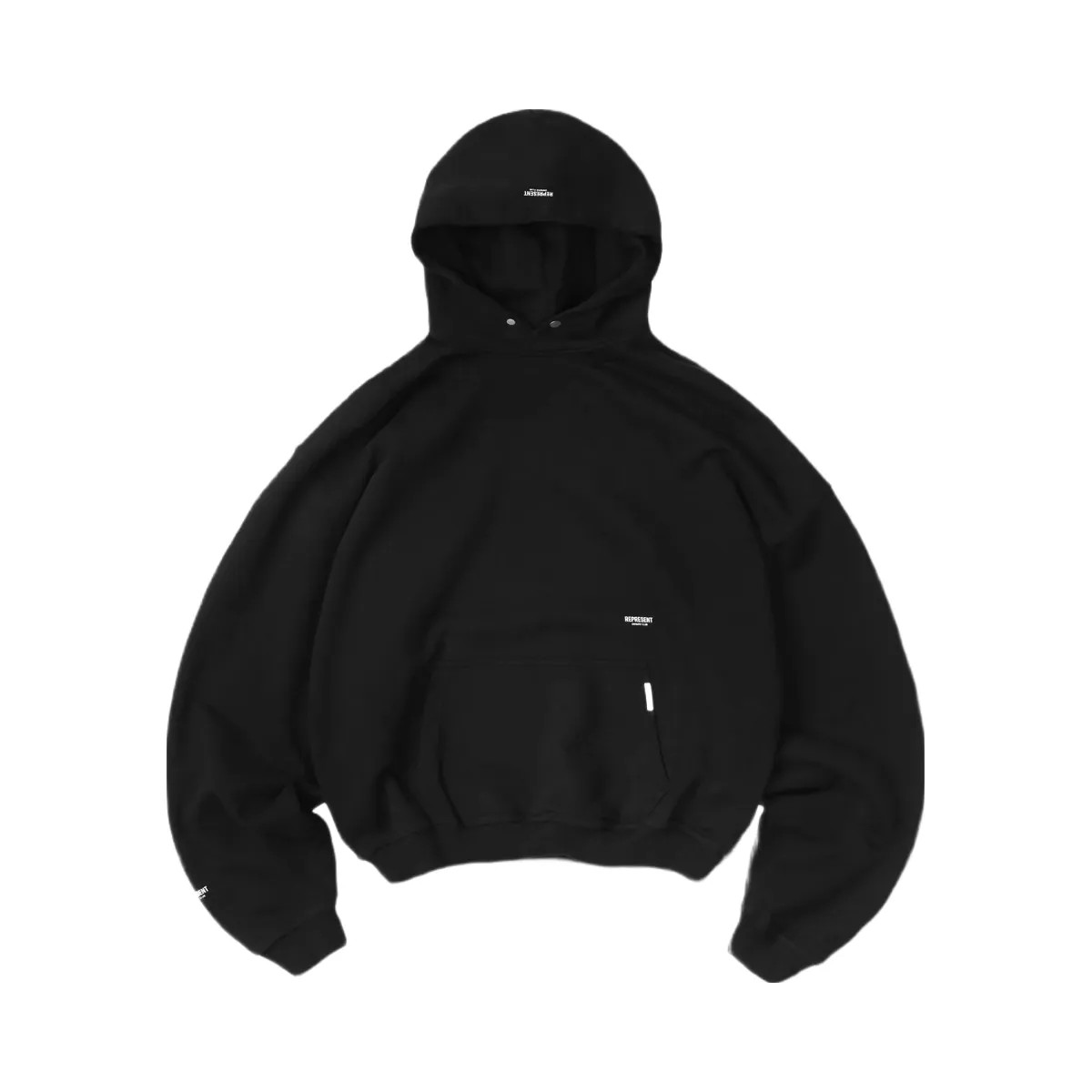 Represent Micro Owners Club Hoodie Jet Black - HypeFly India View 1