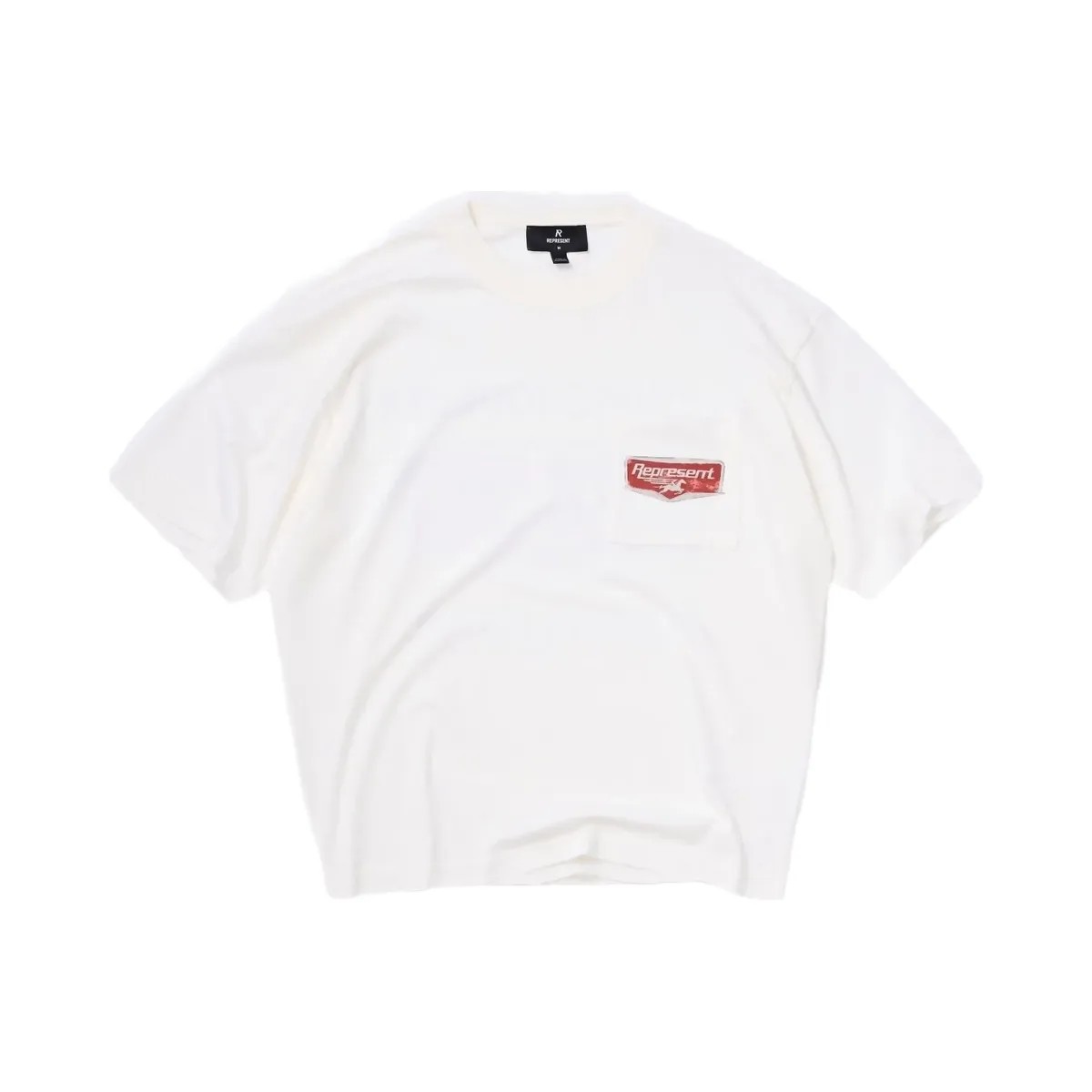 Represent Nothing Faster T Shirt Flat White - HypeFly India View 1