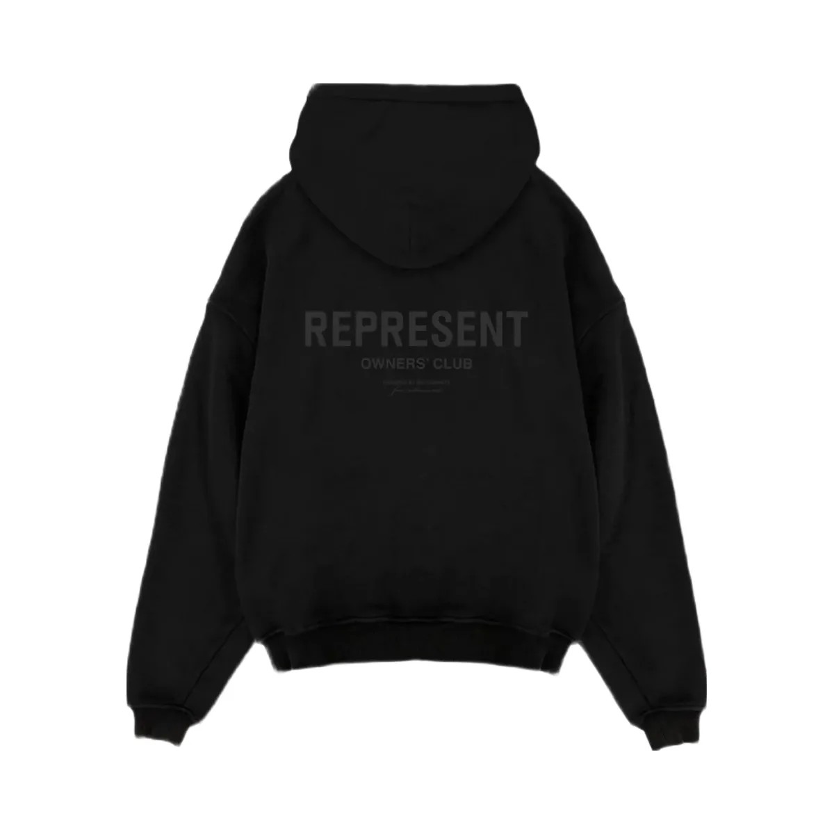 Represent Owners Club Hoodie Black Matte - HypeFly India View 1