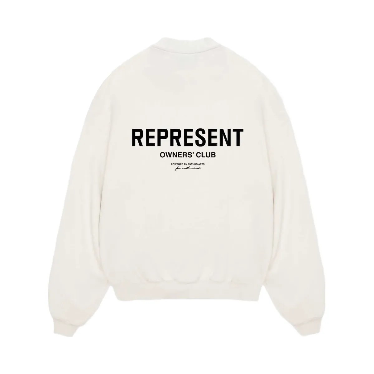 Represent Owners Club Sweater Flat White - HypeFly India View 1
