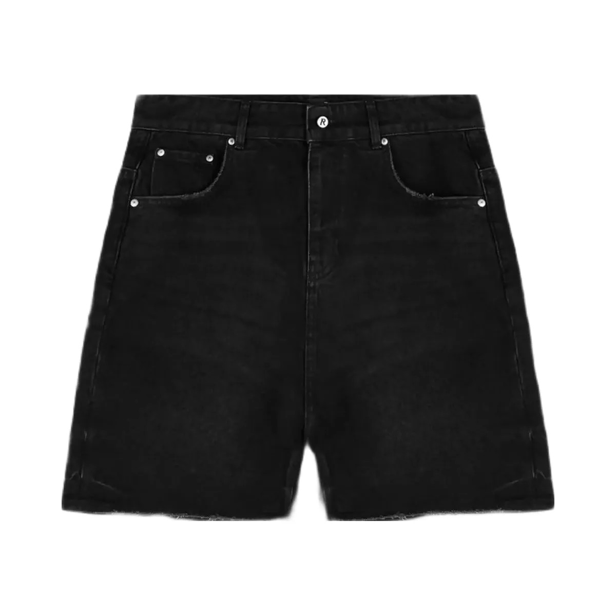 Represent R10t Tailored Denim Shorts Black - HypeFly India View 1