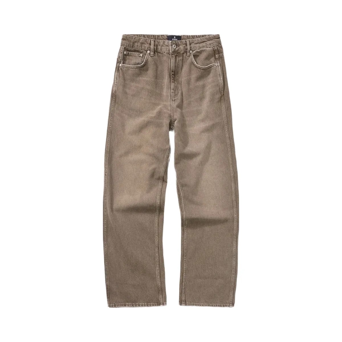 Represent R3 Baggy Denim Washed Olive - HypeFly India View 1