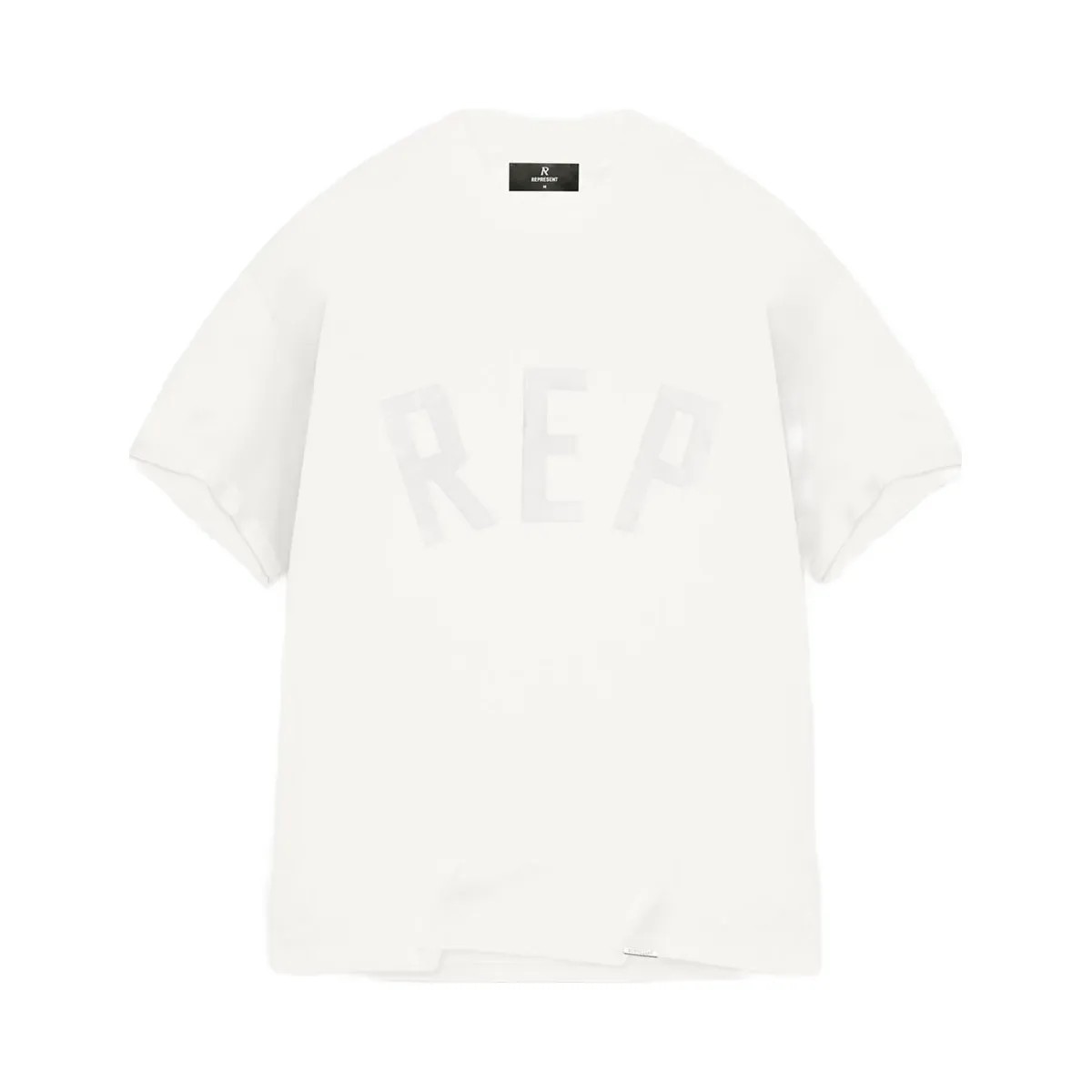 Represent Rep Applique T Shirt Flat White - HypeFly India View 1