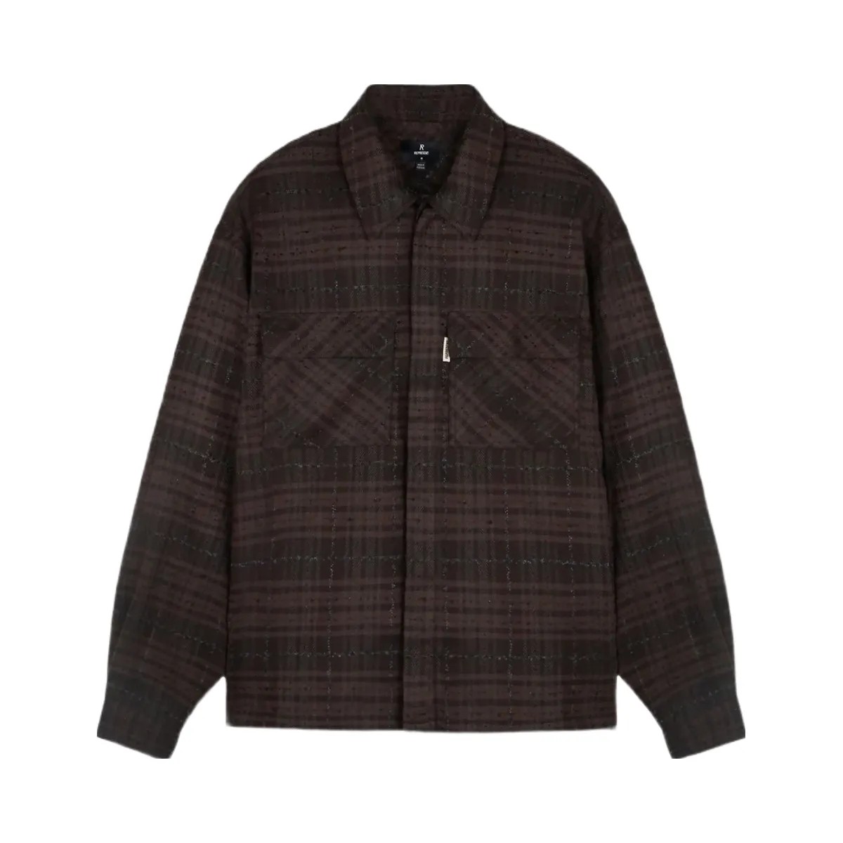 Represent Rep Flannel Shirt Coffee - HypeFly India View 1