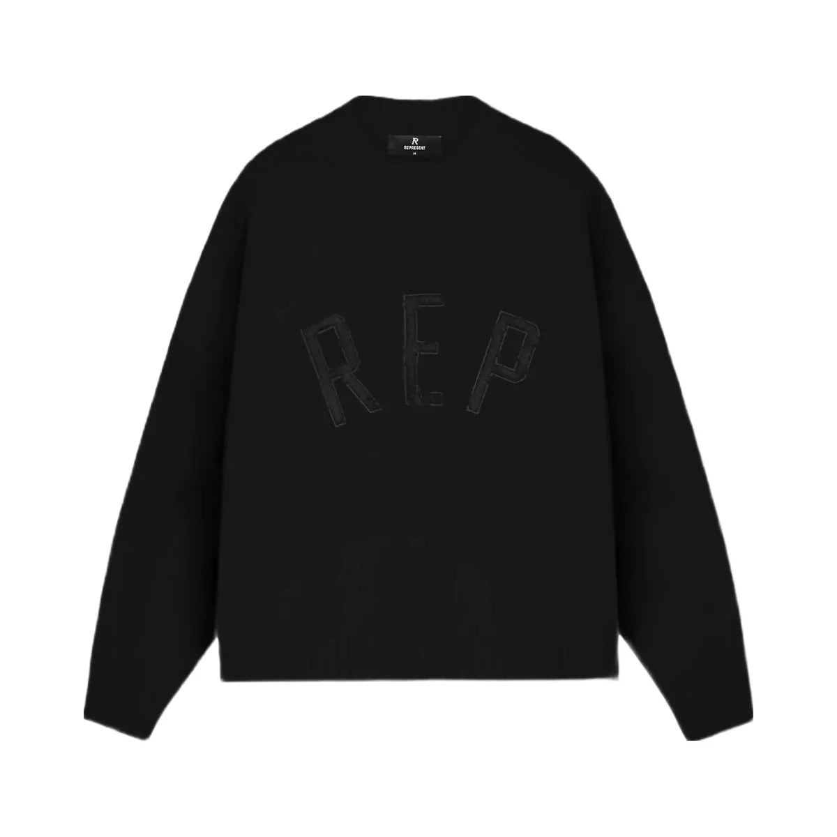 Represent Rep Knit Jumper Black - HypeFly India View 1