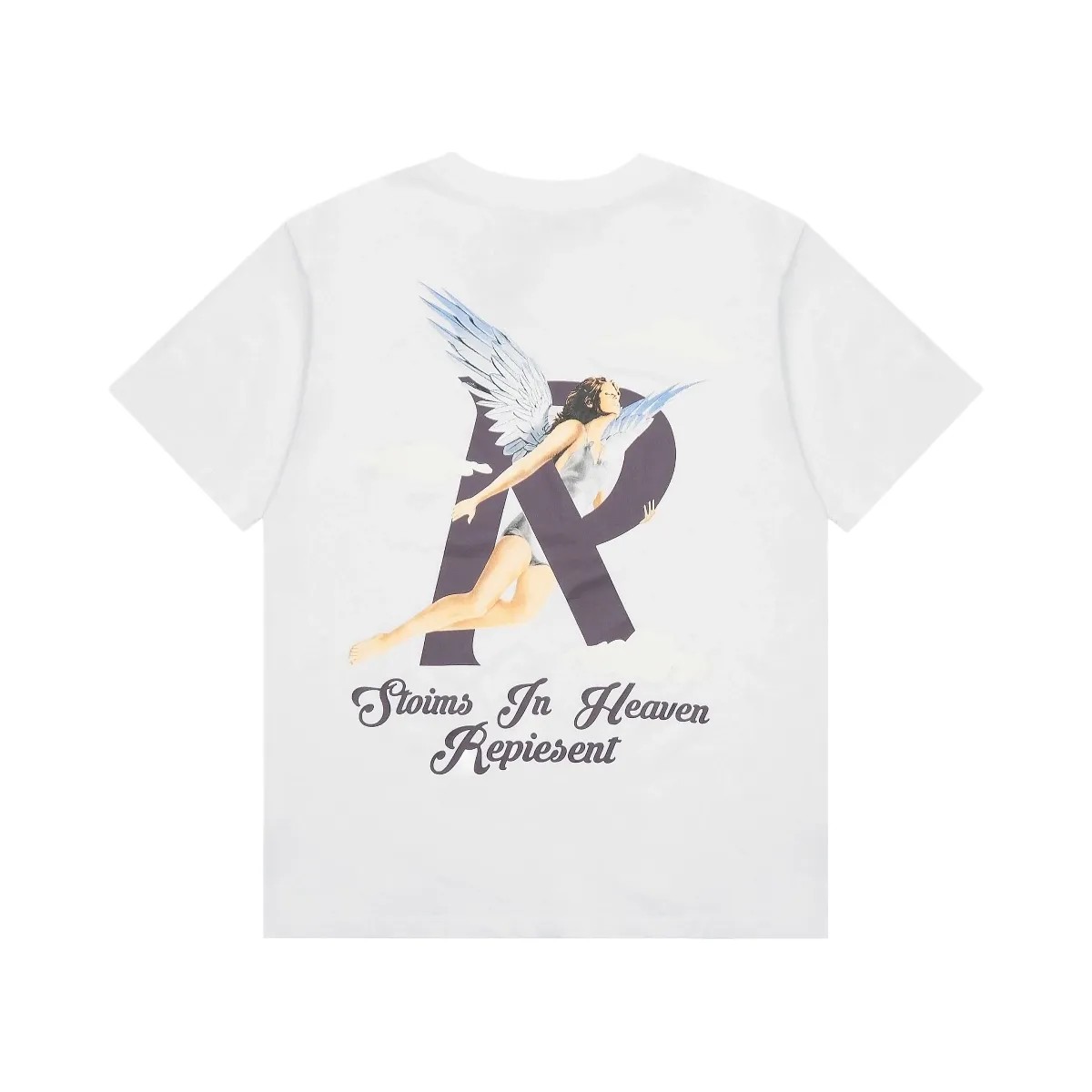 Represent Storms In Heaven T Shirt White - HypeFly India View 1