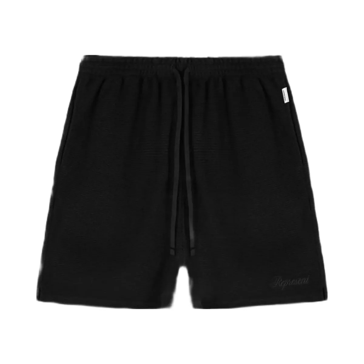 Represent Waffle Shorts Black - HypeFly India View 1