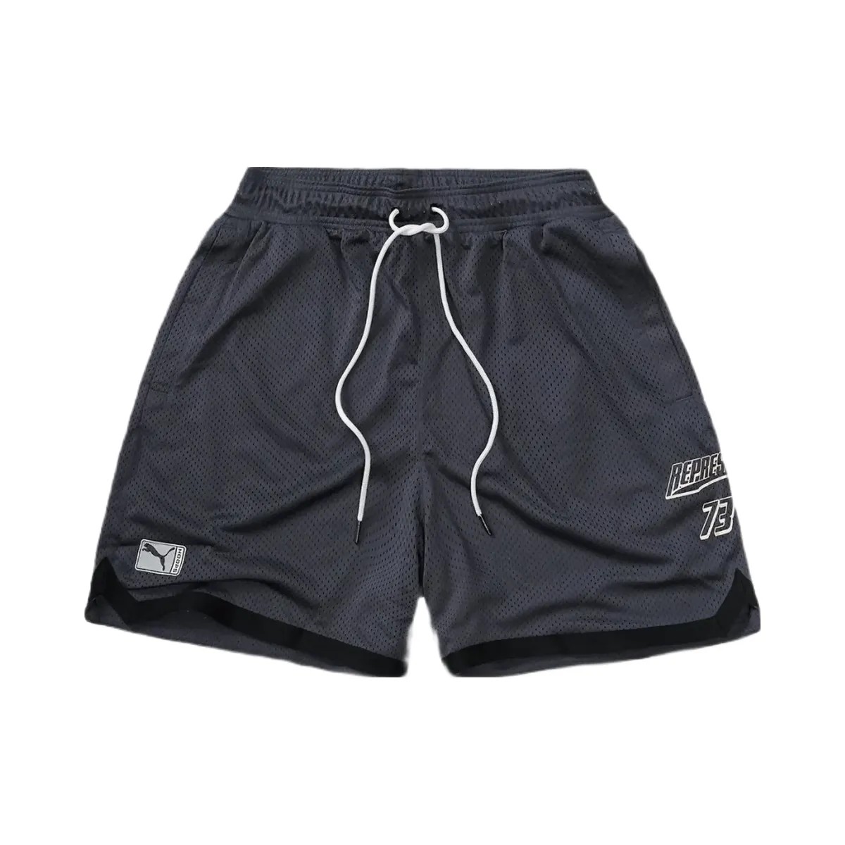 Represent X Puma Shorts Galactic Grey - HypeFly India View 1