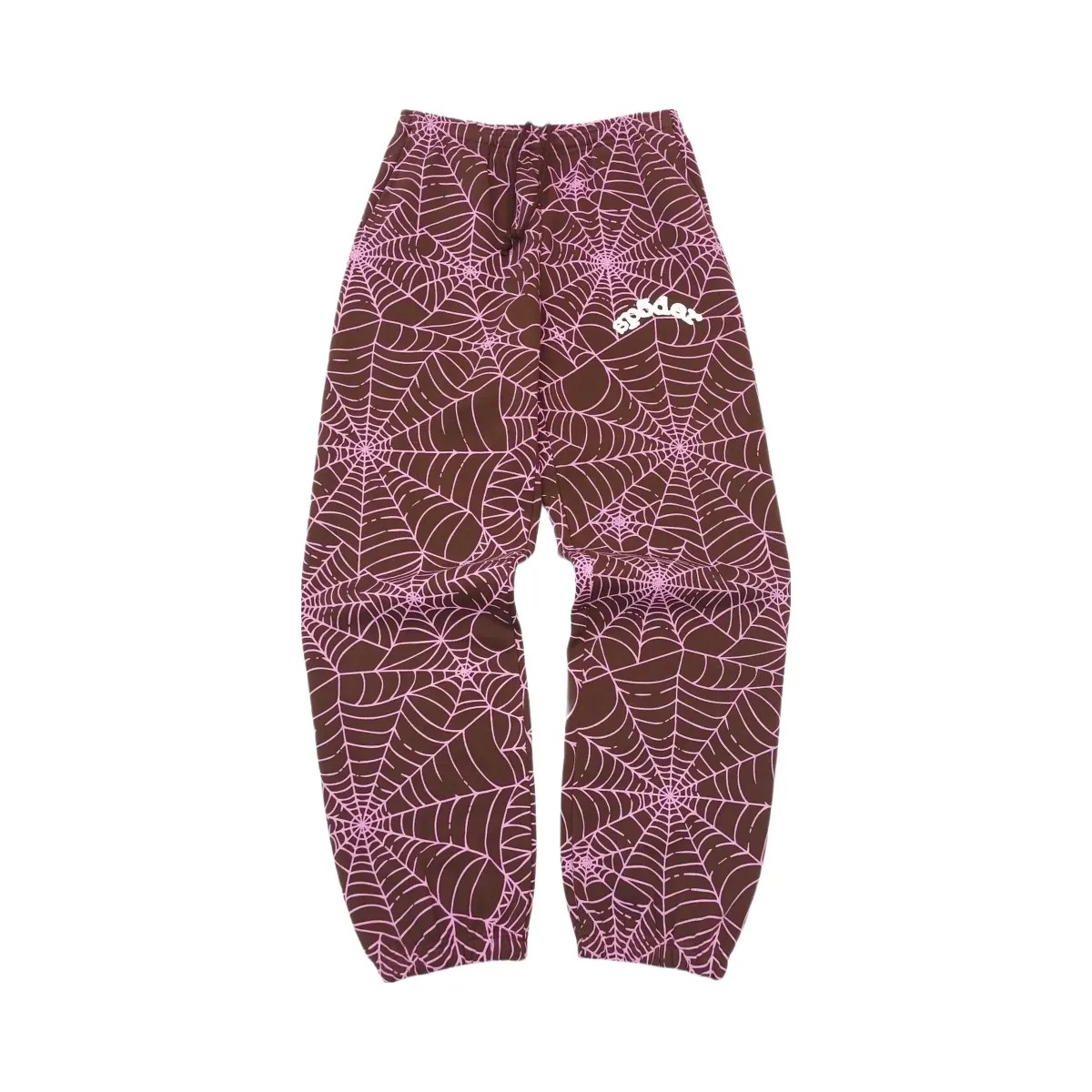 SP5DER Aop Sweatpants Brown - HypeFly India View 1