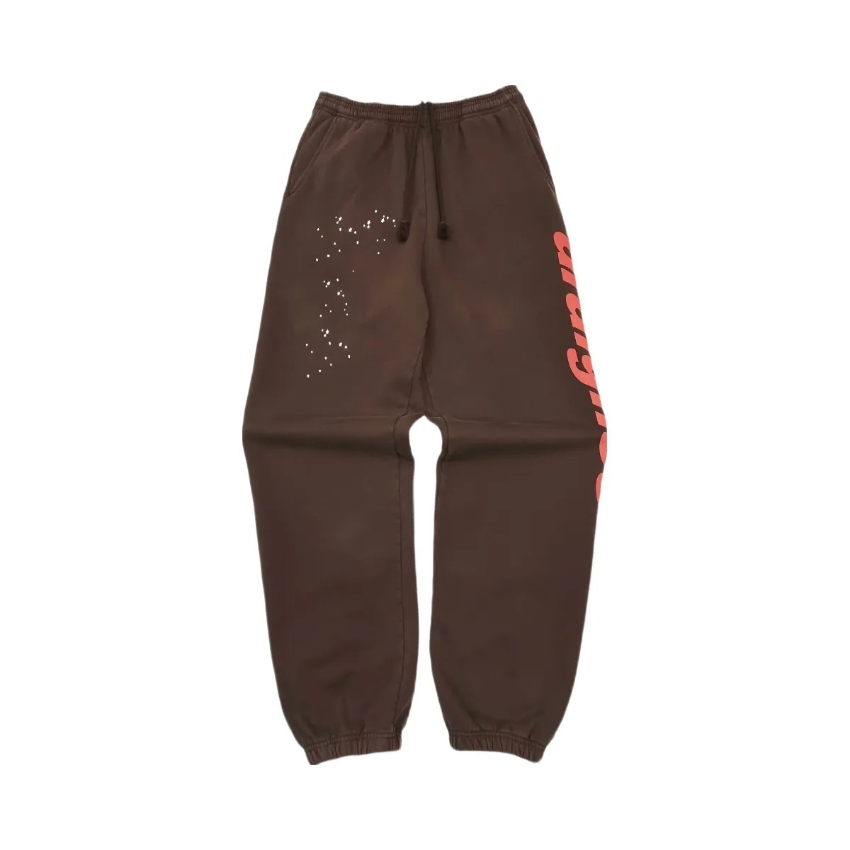 SP5DER Araignee Sweatpants Brown - HypeFly India View 1