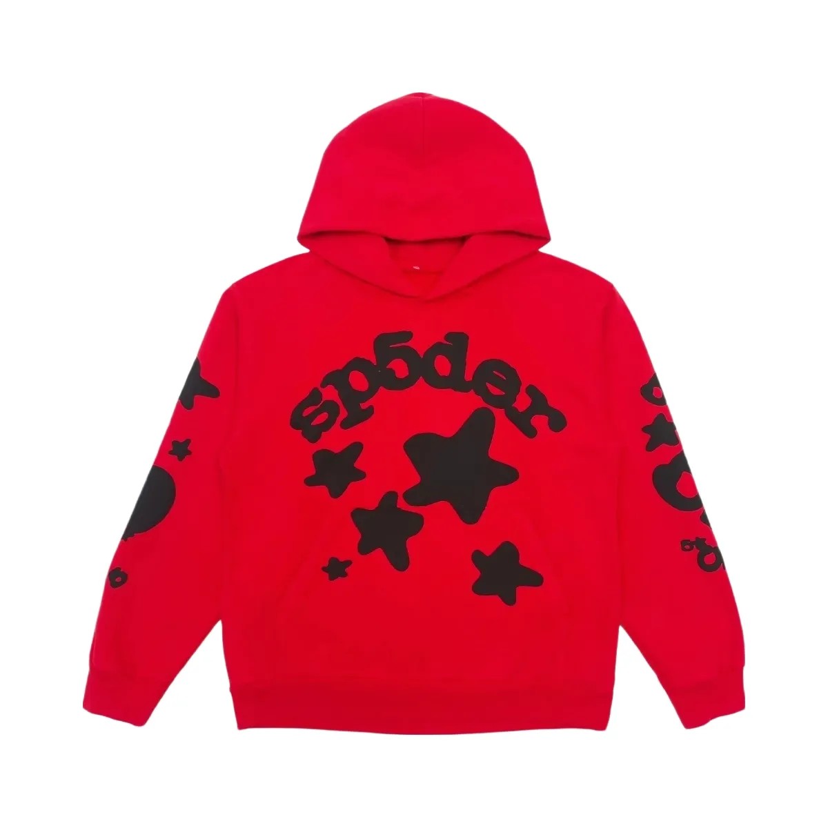 SP5DER Beluga Hoodie Red - HypeFly India View 1
