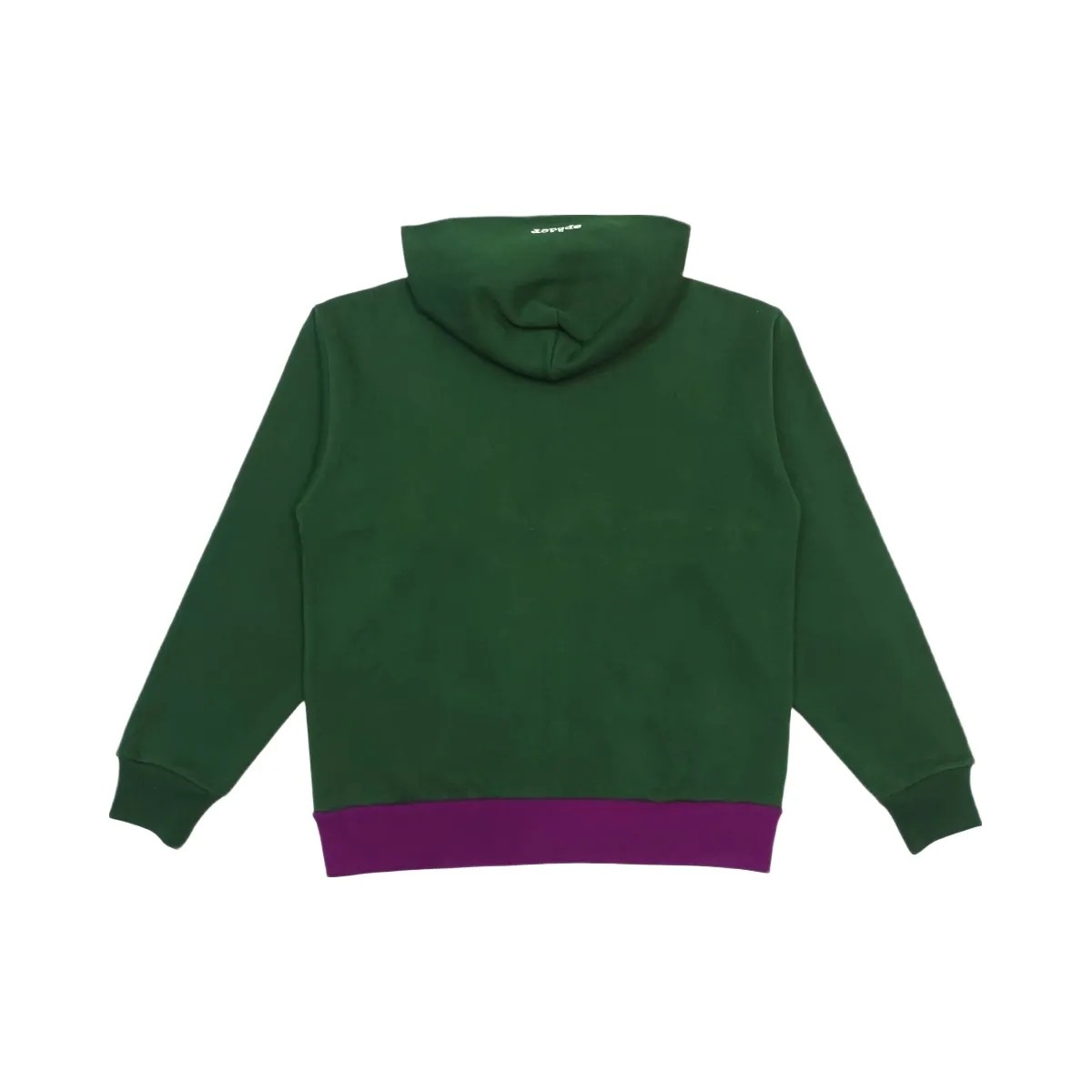 SP5DER Campers Field Zip Up Hoodie Green - HypeFly India View 2