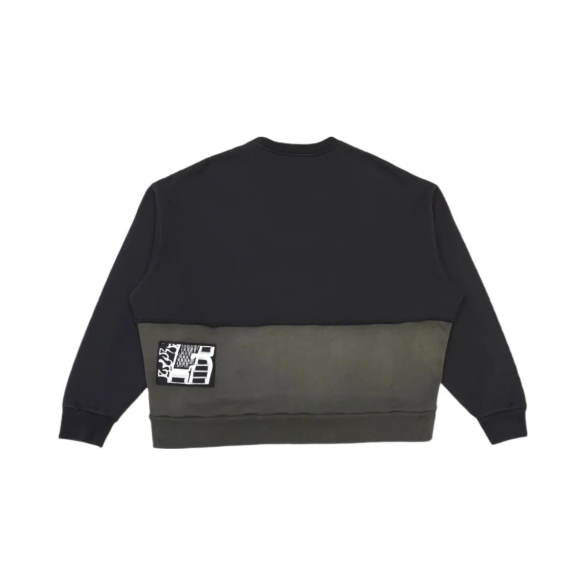 SP5DER Diffused Collegiate Crewneck Black - HypeFly India View 2