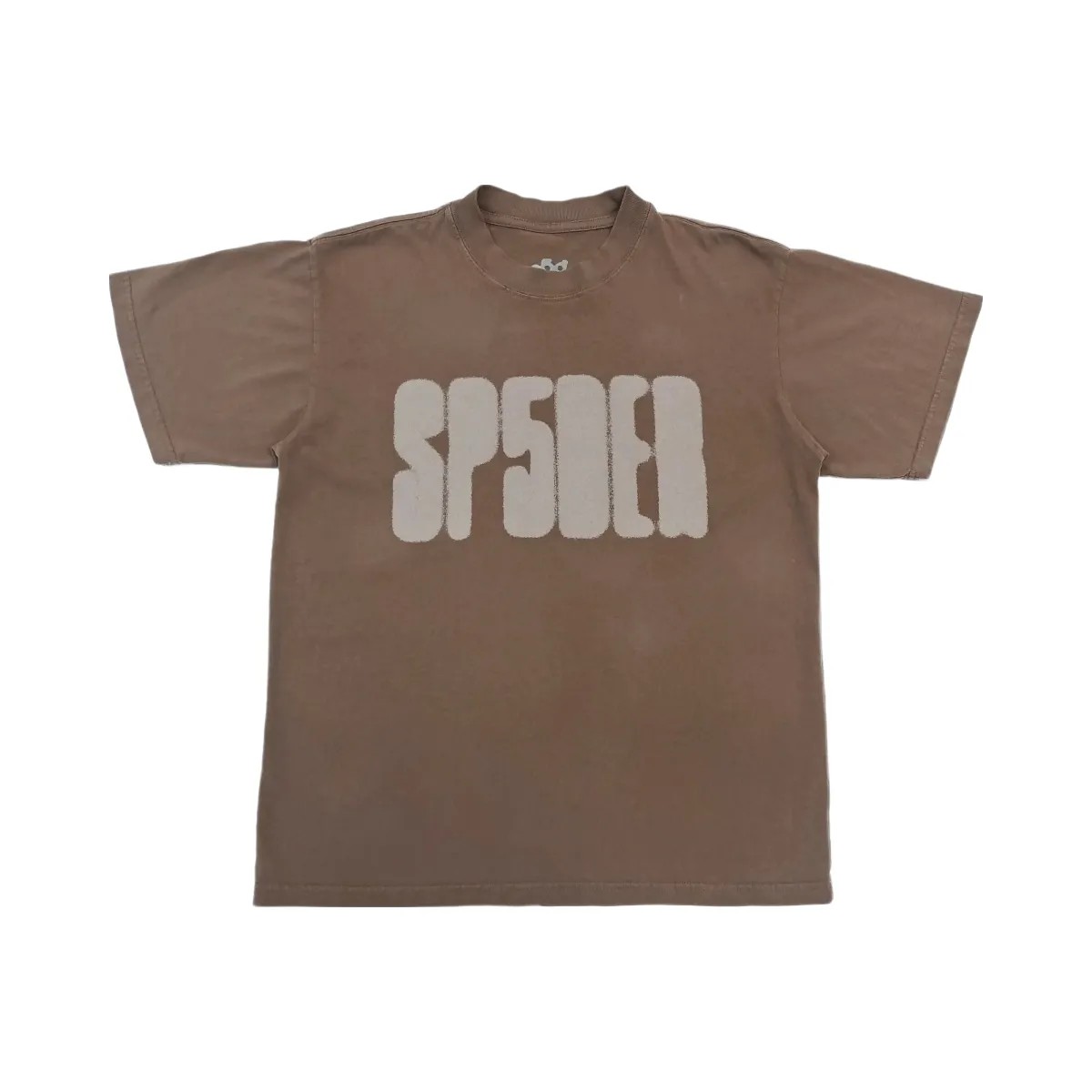 SP5DER Focused Logo T-Shirt Brown - HypeFly India View 1