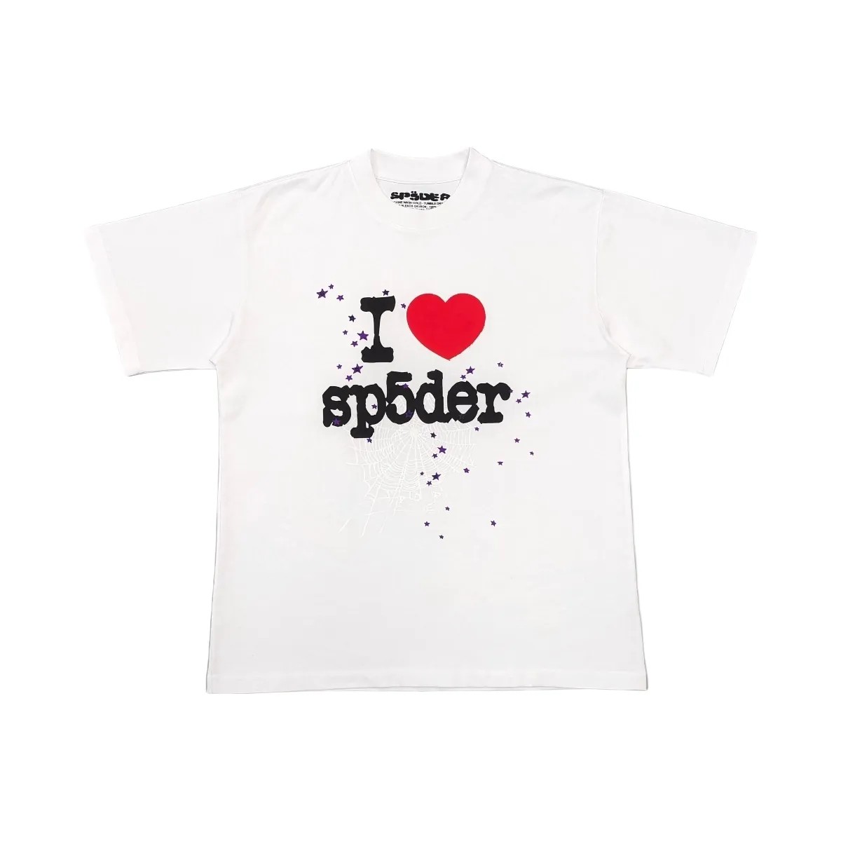 SP5DER I Heart Sp5der T-Shirt White - HypeFly India View 1