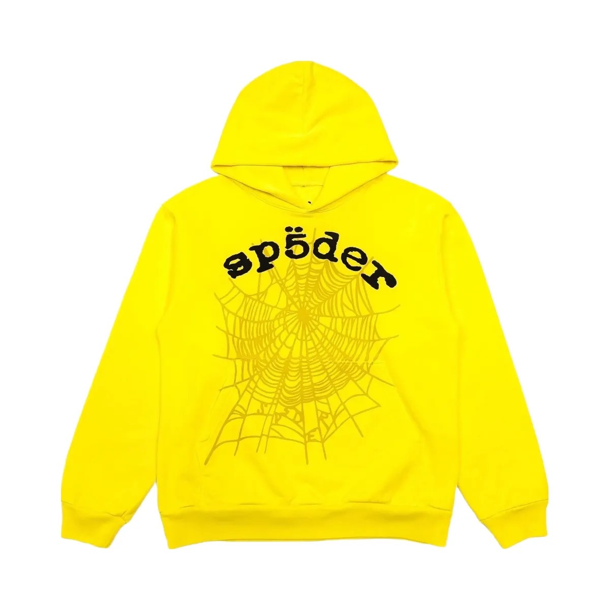 SP5DER Legacy Hoodie Yellow - HypeFly India View 1