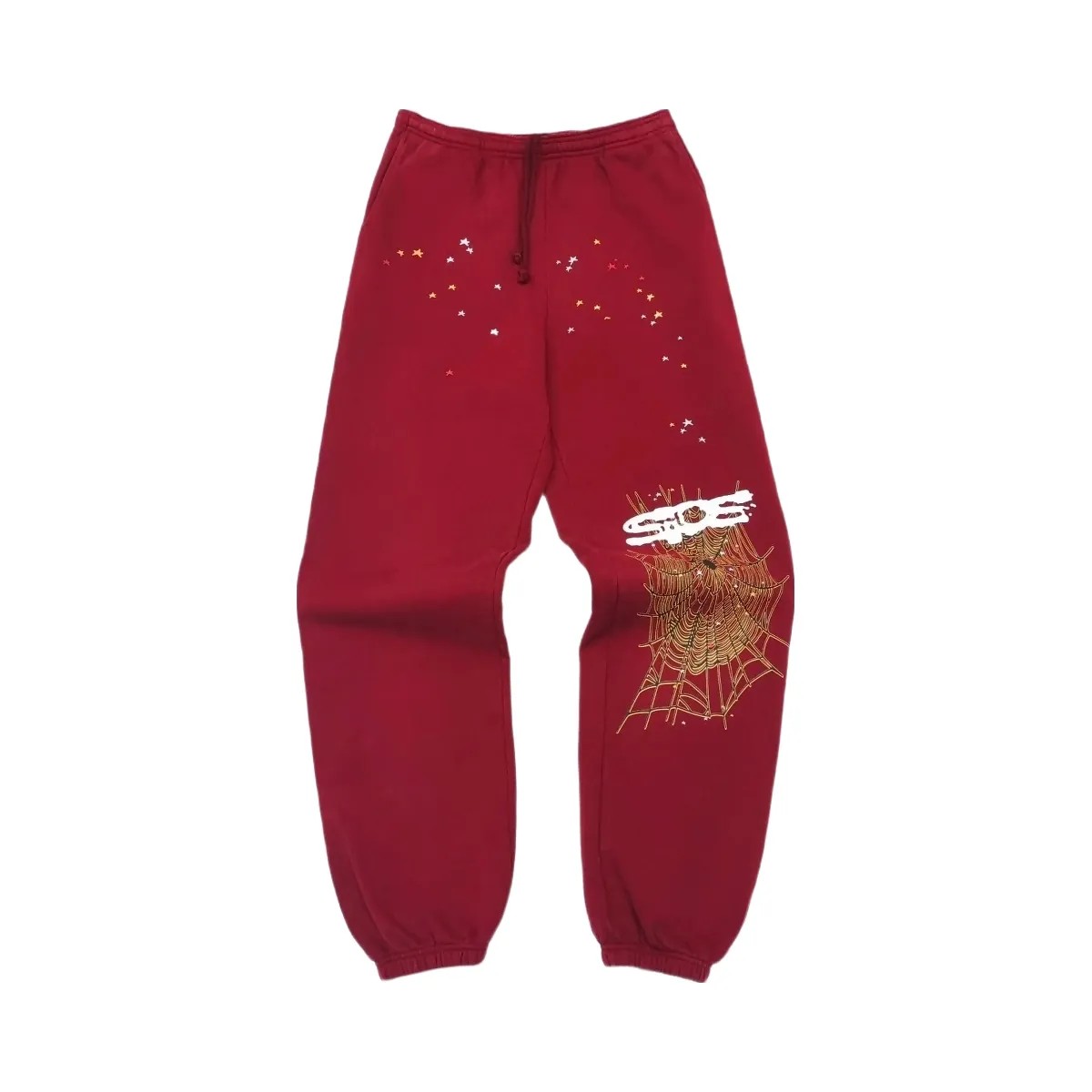 SP5DER Logo Sweatpant Maroon - HypeFly India View 1