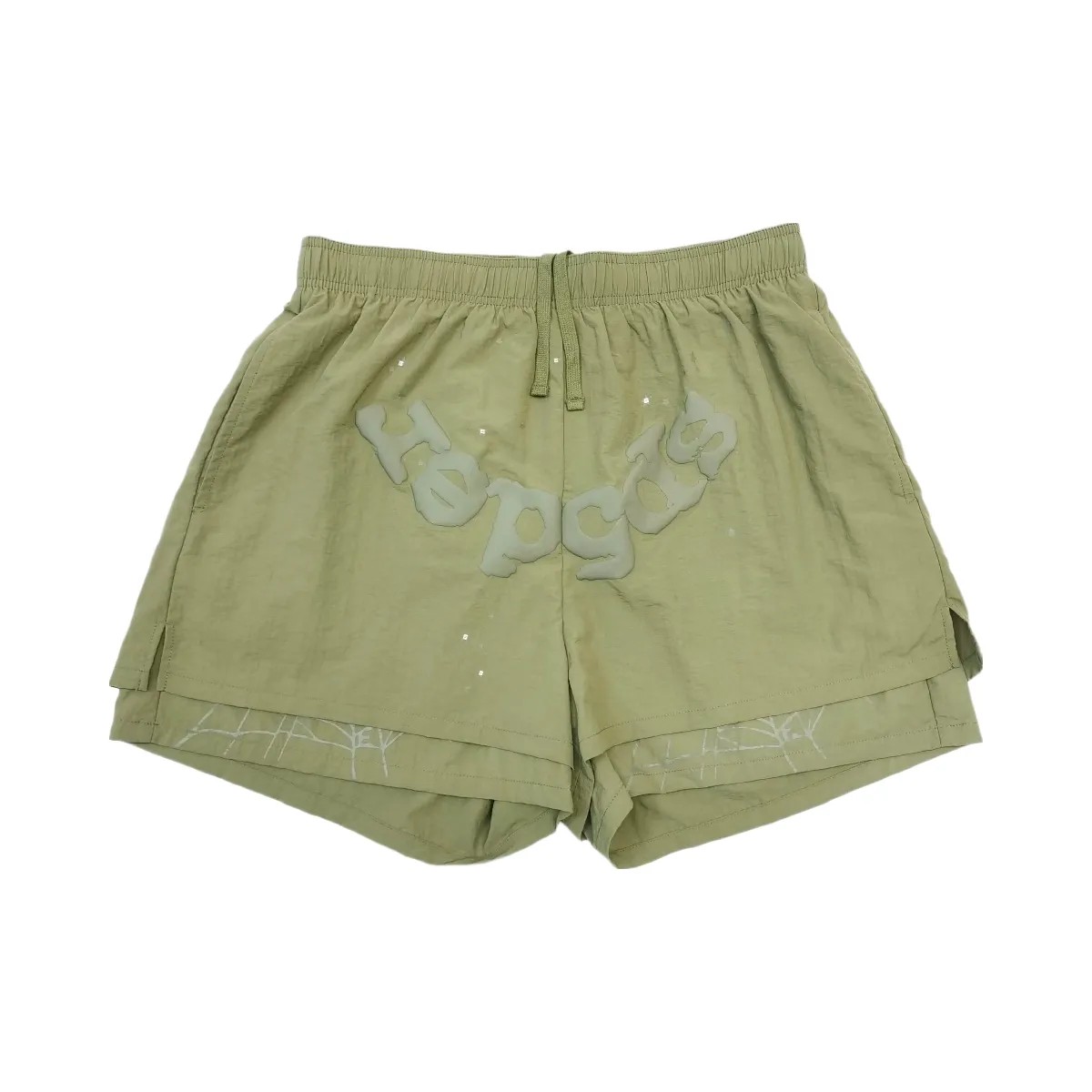 SP5DER Og Web Double Layer Short Sage - HypeFly India View 1
