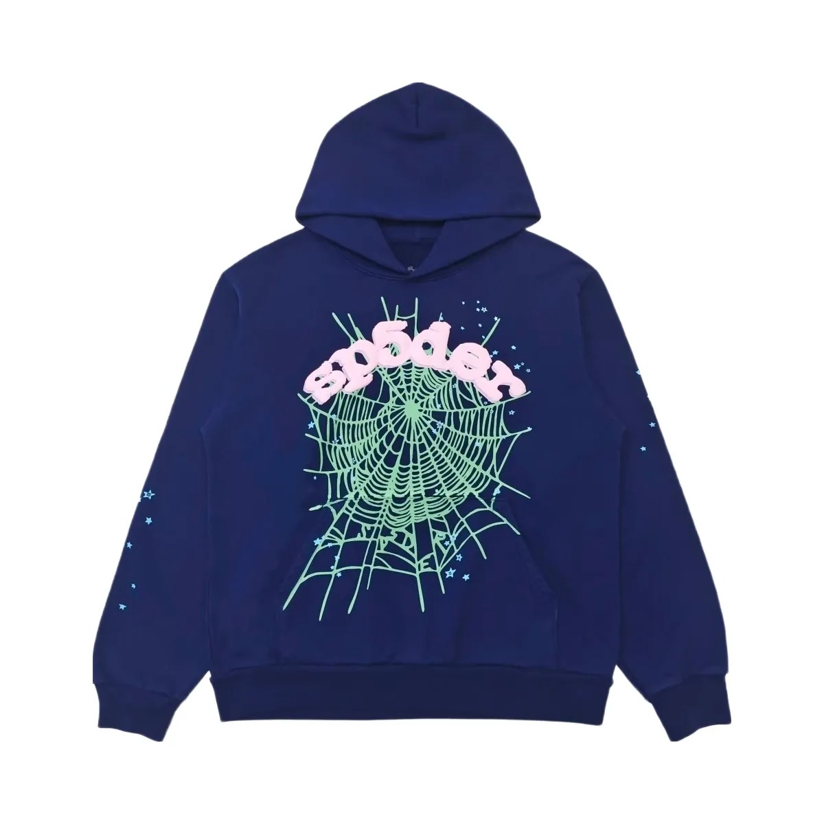 SP5DER Og Web Hoodie Navy - HypeFly India View 1