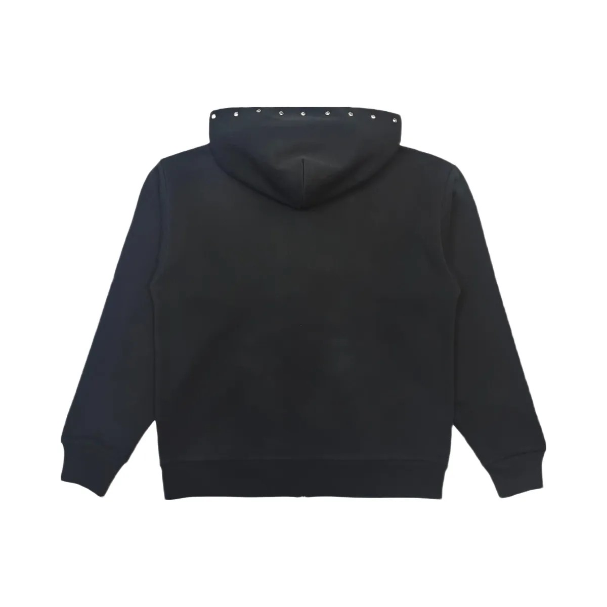 SP5DER Og Web Studded Zip Hoodie Black - HypeFly India View 2